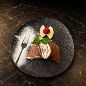 Clătite africane cu cremă de mascarpone Clătite africane cu cremă de mascarpone